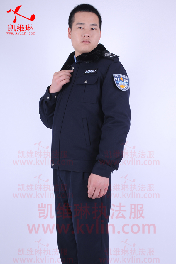 安全监察制服男士冬季执勤服样式