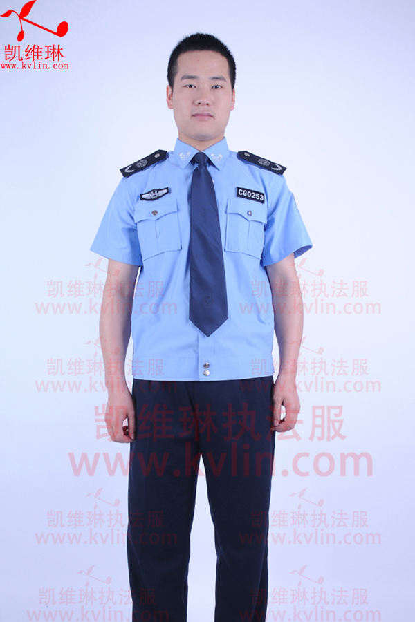 安全监督制服男士夏装短袖大图
