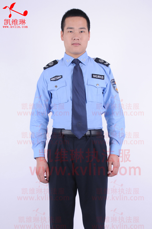 安全监督男士夏装长袖衬衣