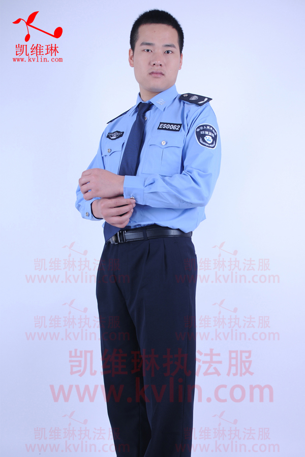 环境执法新制服男士制式长袖衬衣